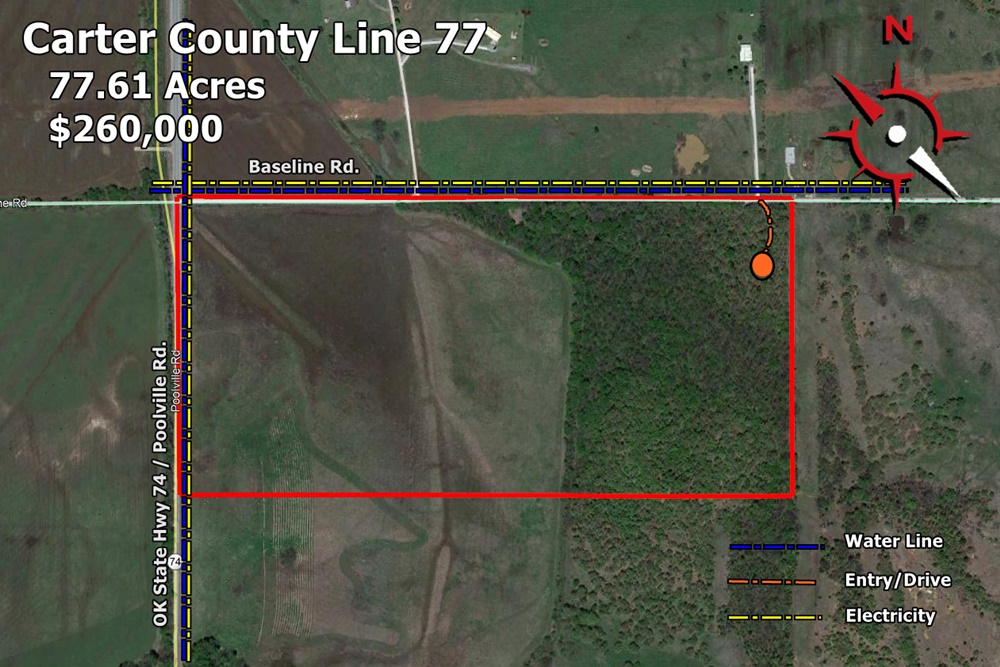 Hennepin, Carter County, OK Farms and Ranches for sale Property ID