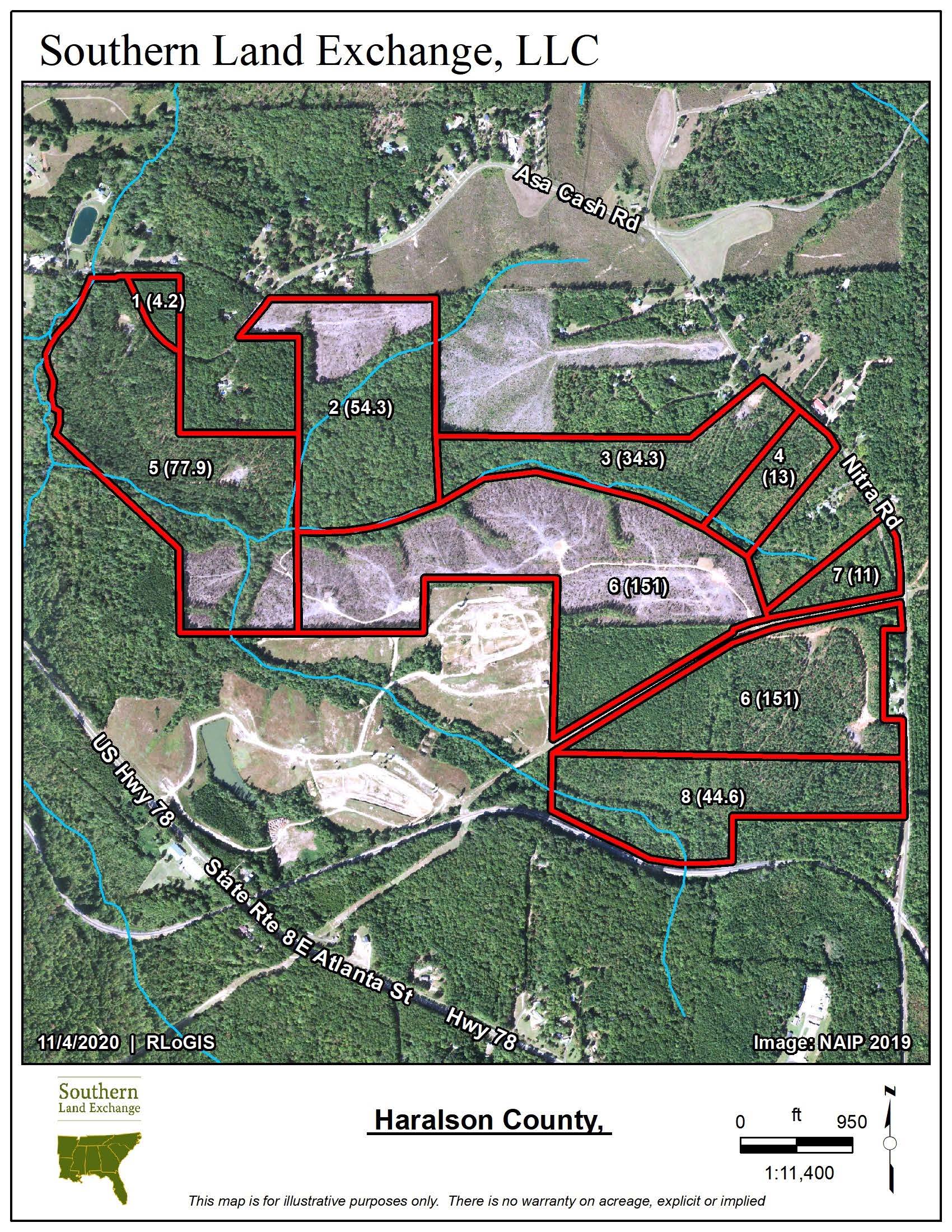 Tallapoosa, Haralson County, GA Recreational Property, Undeveloped Land