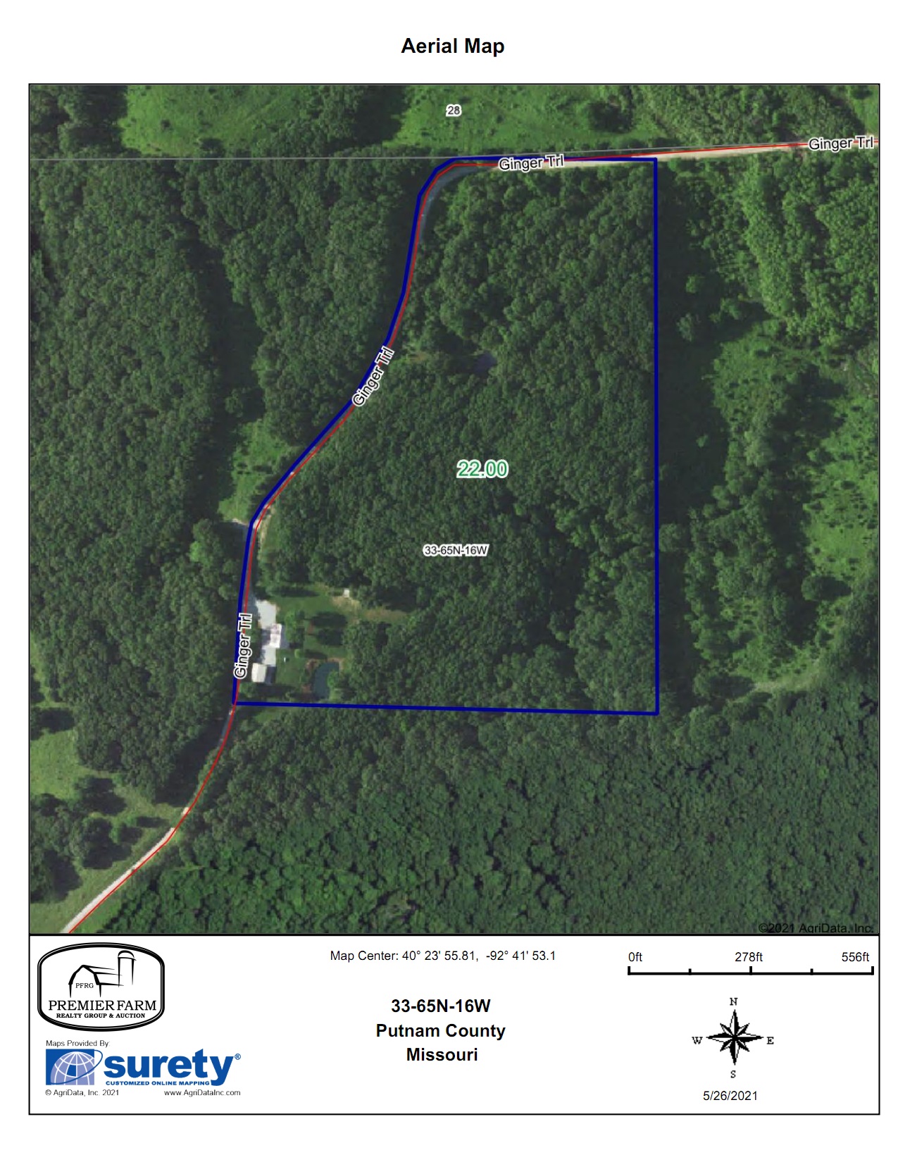 Worthington, Putnam County, MO Recreational Property, Hunting Property