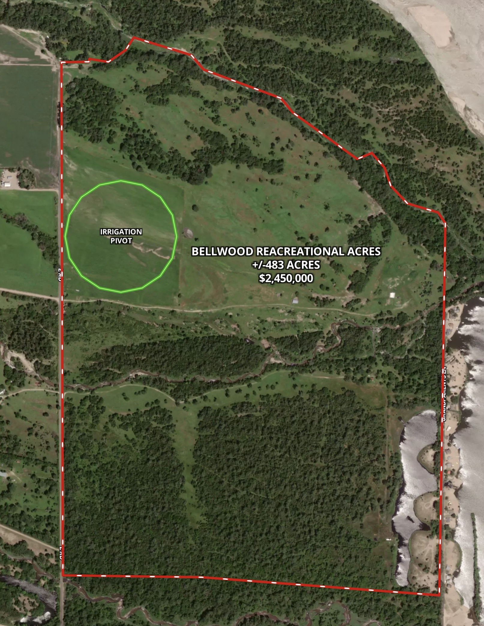 Bellwood, Butler County, NE Recreational Property, Hunting Property, Lakefront Property