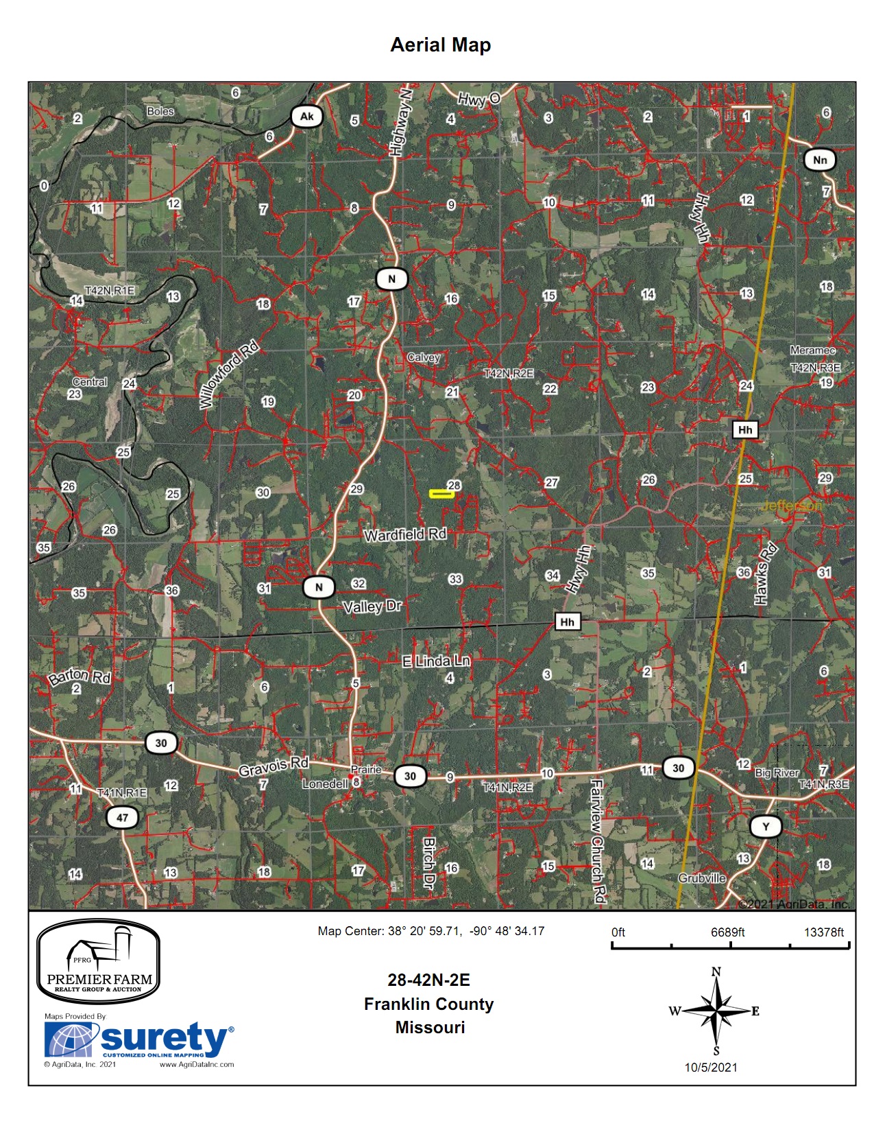 Robertsville, Franklin County, MO Recreational Property, Hunting