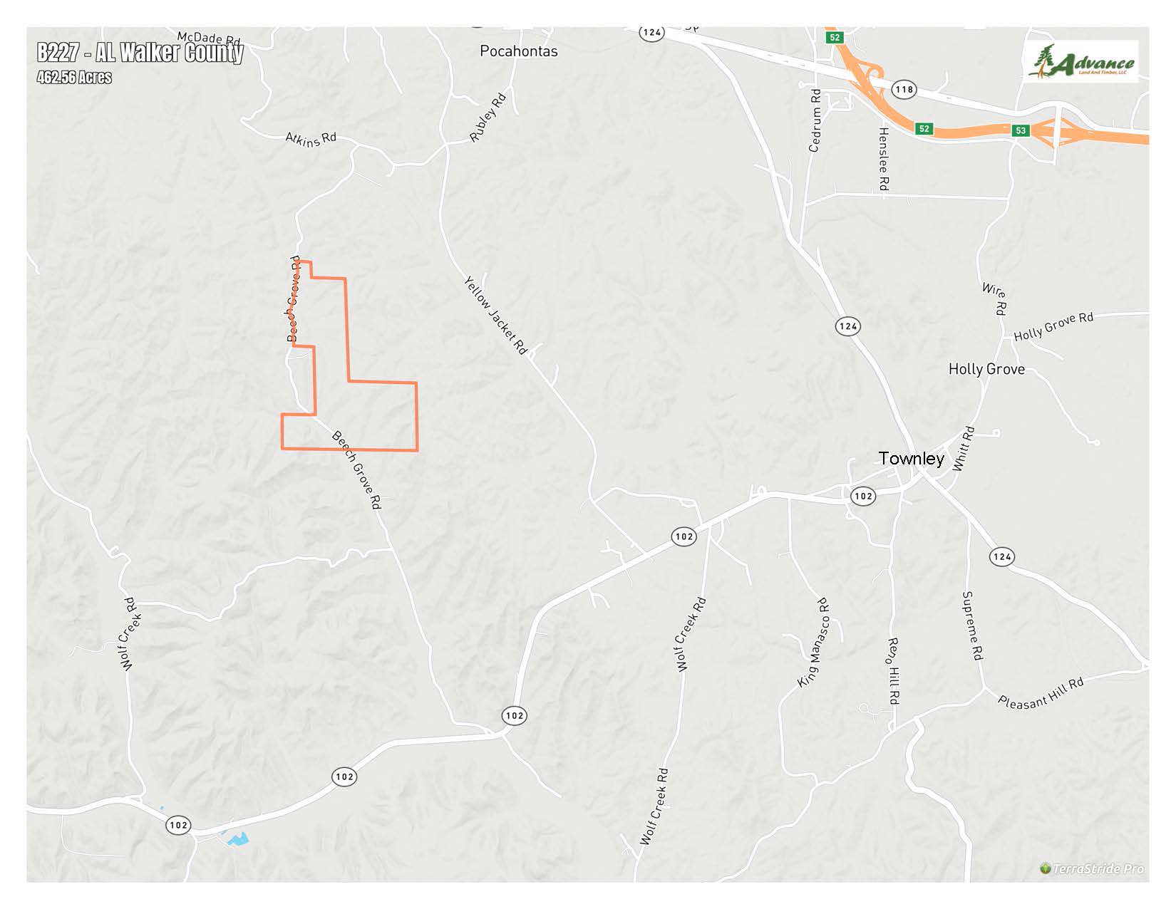 Townley, Walker County, AL Recreational Property, Timberland Property for sale Property ID