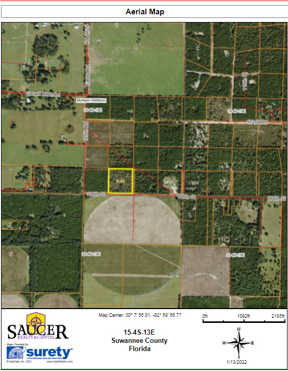 Mcalpin, Suwannee County, FL Recreational Property, Timberland Property