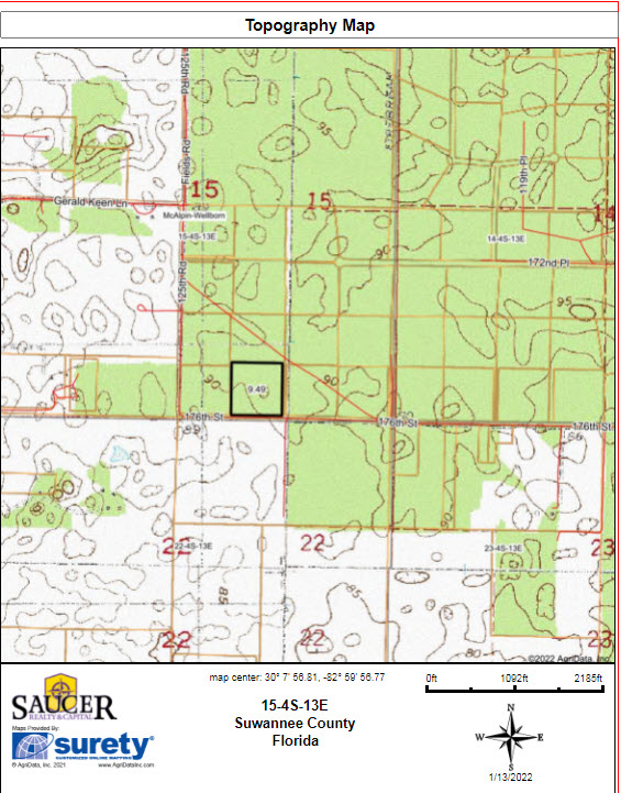 Mcalpin, Suwannee County, FL Recreational Property, Timberland Property