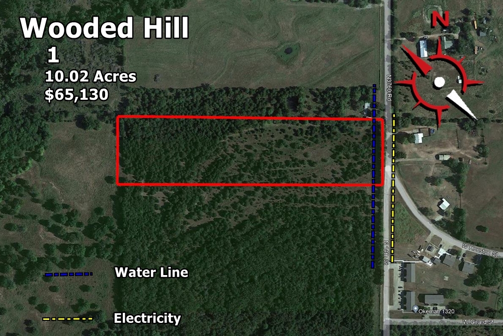 Okemah, Okfuskee County, OK Recreational Property, Undeveloped Land for