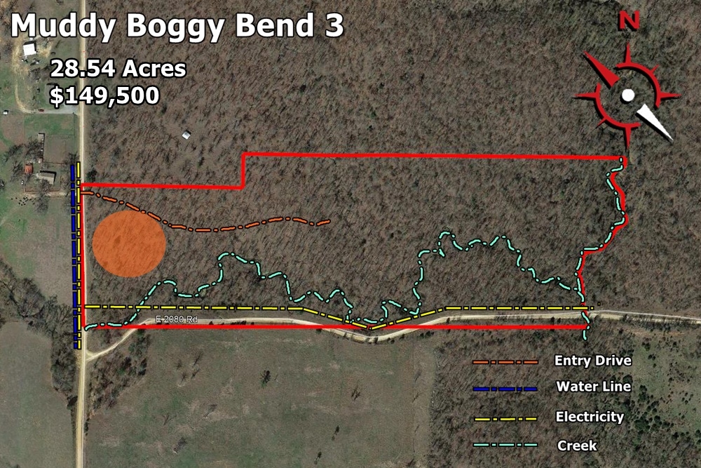 Soper, Choctaw County, OK Recreational Property, Hunting Property for