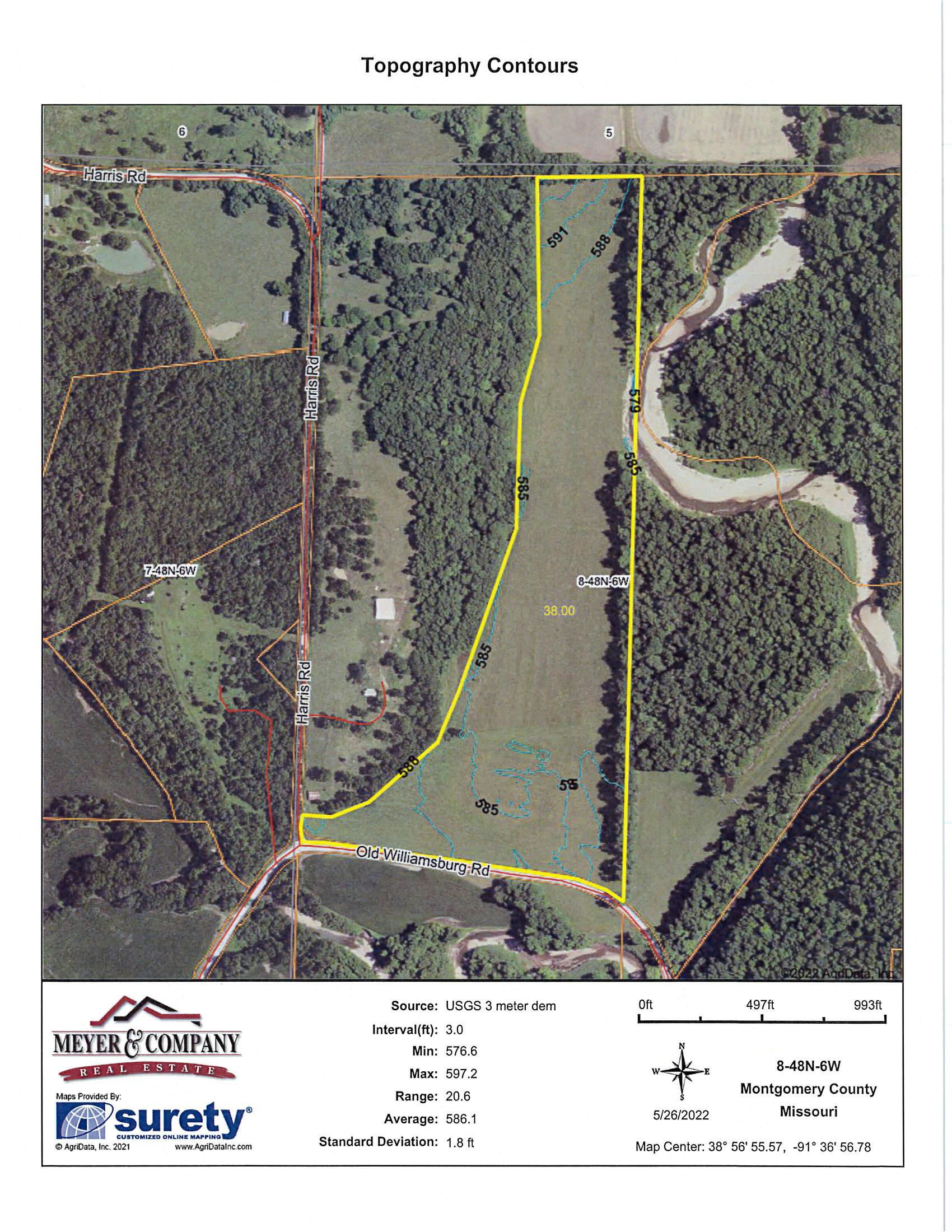 Montgomery City, Montgomery County, MO Farms and Ranches, Undeveloped
