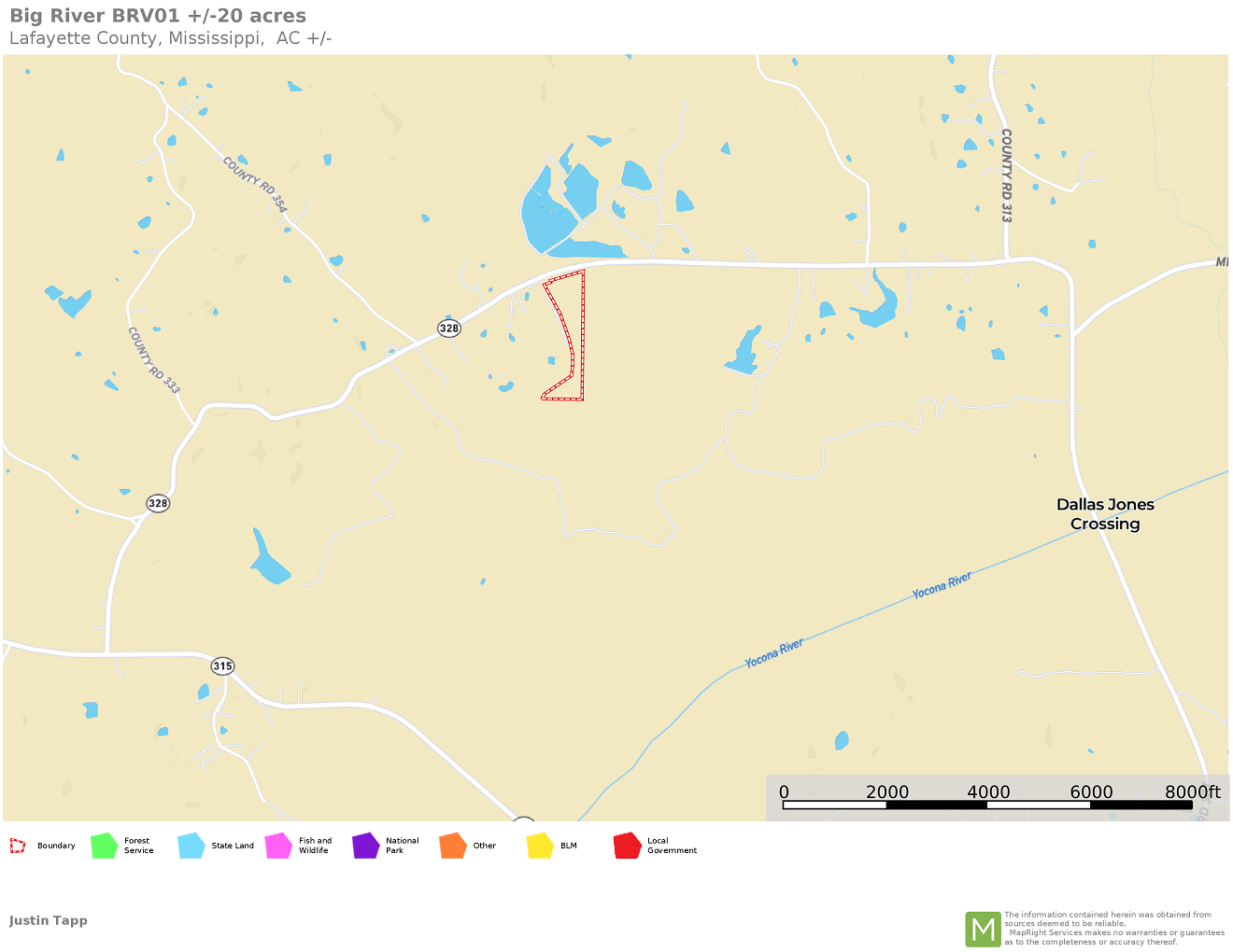 Oxford, Lafayette County, MS Recreational Property, Timberland Property