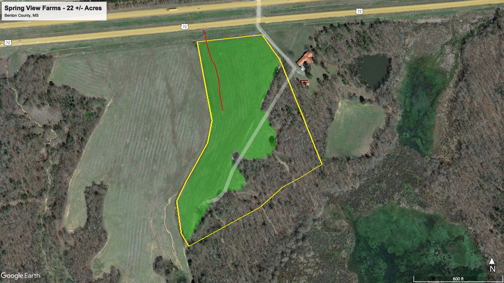 Ashland, Benton County, MS Farms and Ranches, Recreational Property for