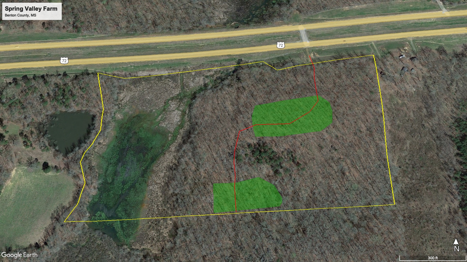 Ashland, Benton County, MS Recreational Property, Hunting Property for