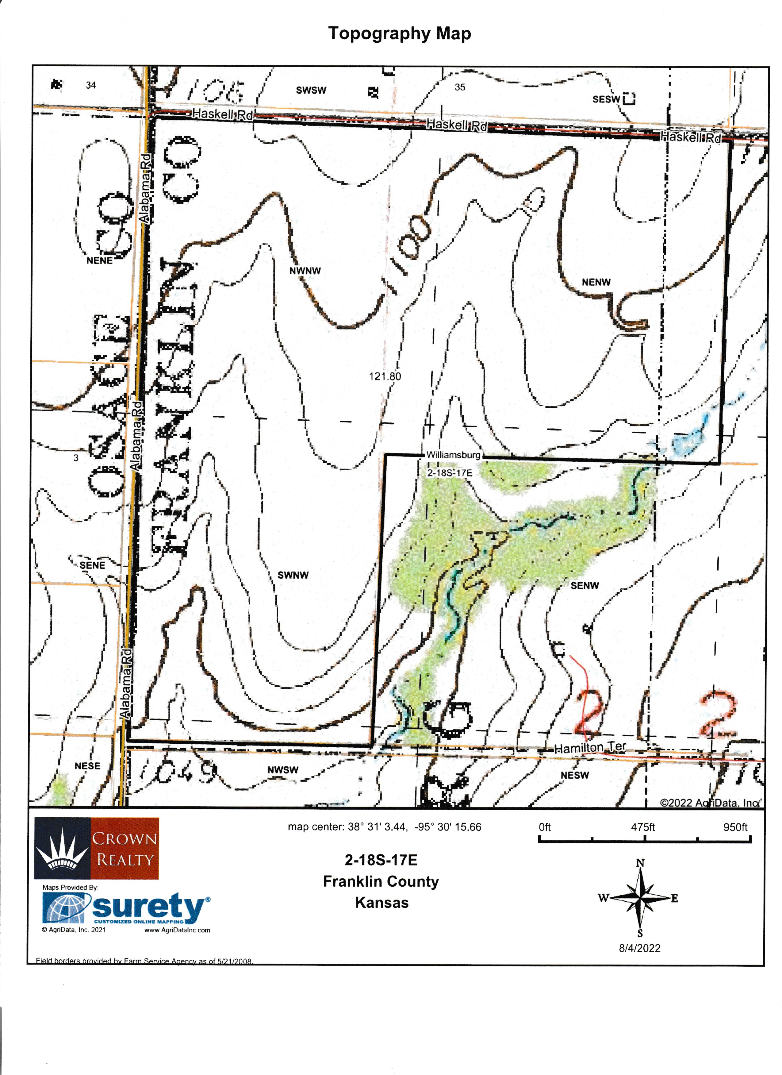 Quenemo, Franklin County, KS Undeveloped Land, Hunting Property for
