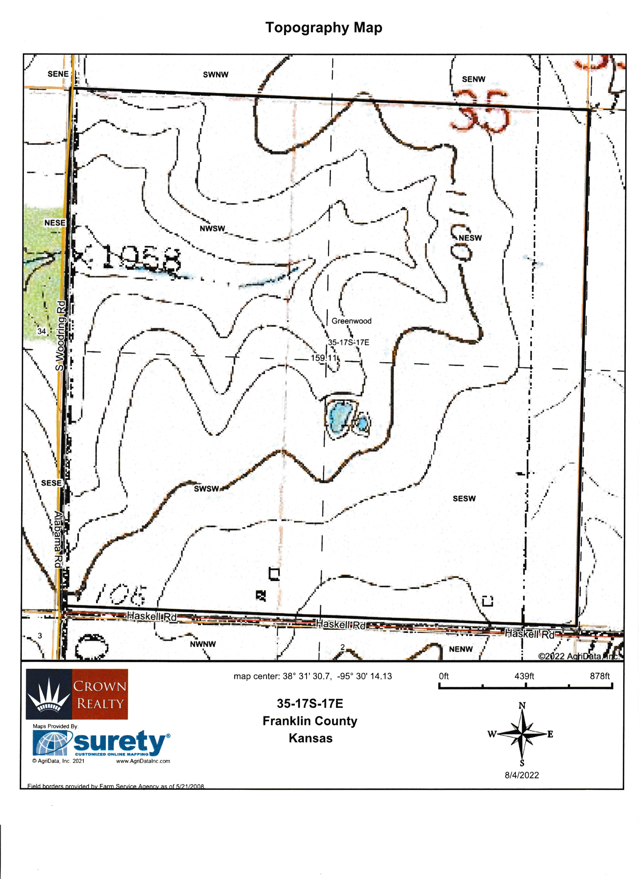 Quenemo, Franklin County, KS Farms and Ranches, Recreational Property
