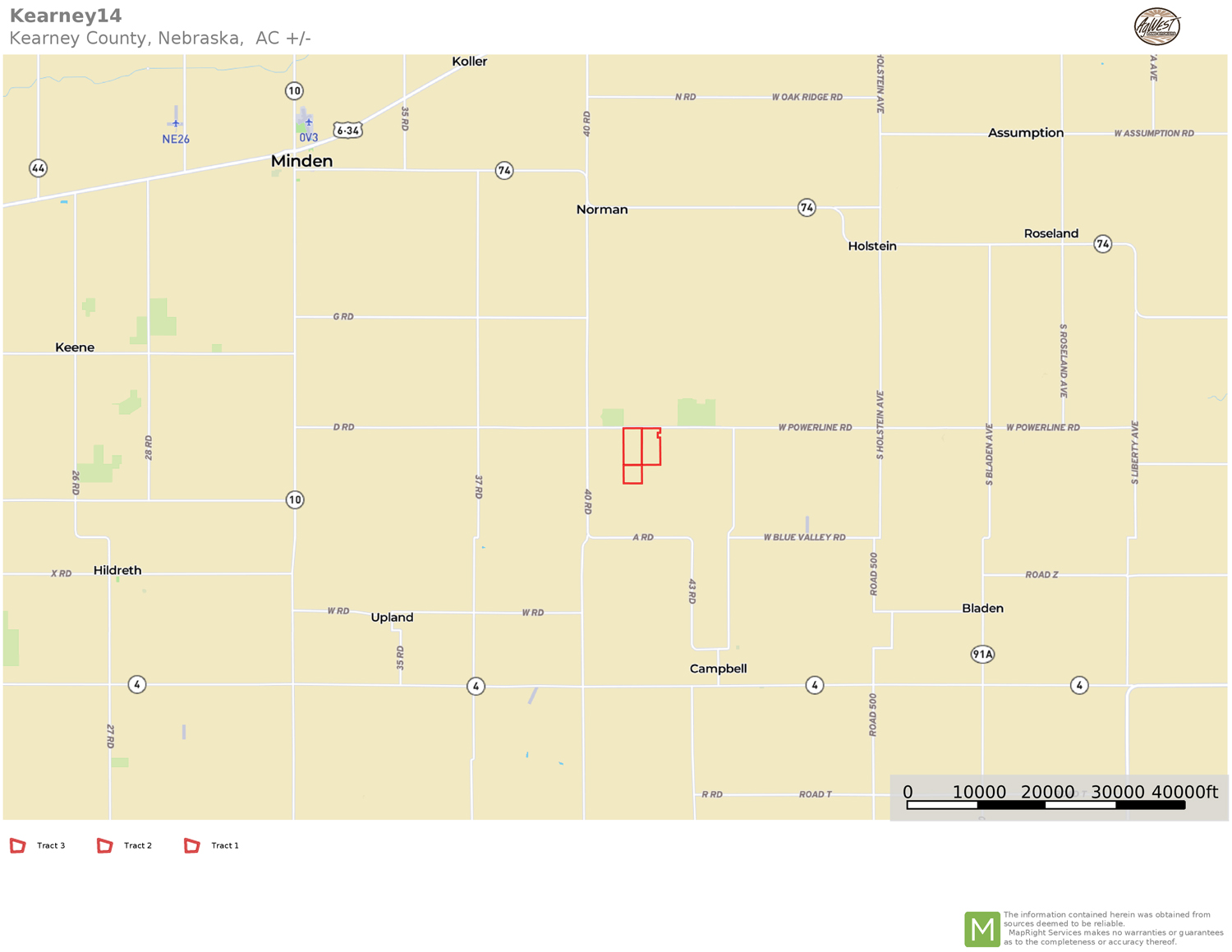 Minden, Kearney County, NE Farms and Ranches for auction Property ID