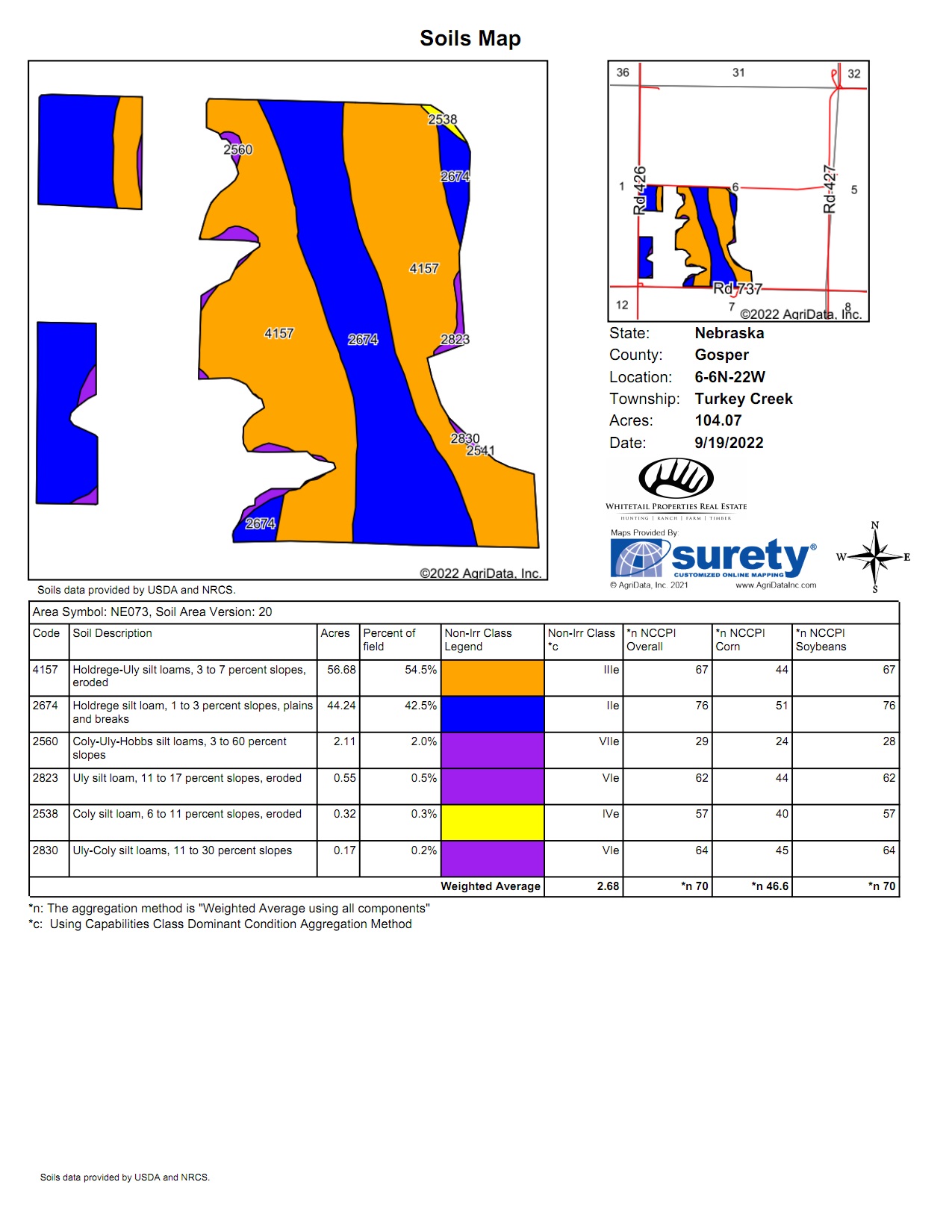 Elwood, Gosper County, NE Farms and Ranches, Undeveloped Land, Hunting Property for auction