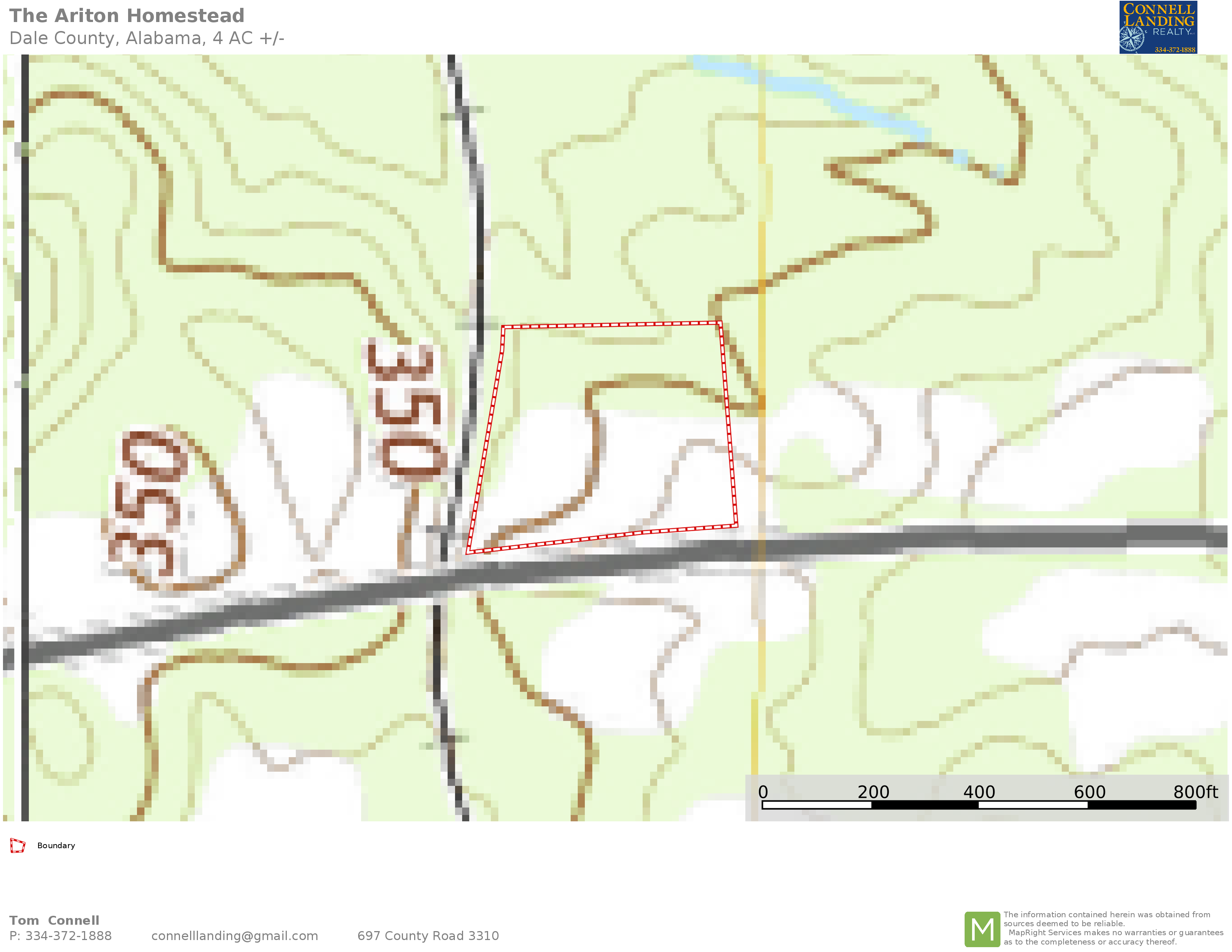 Ariton, Dale County, AL Undeveloped Land, Homesites for sale Property