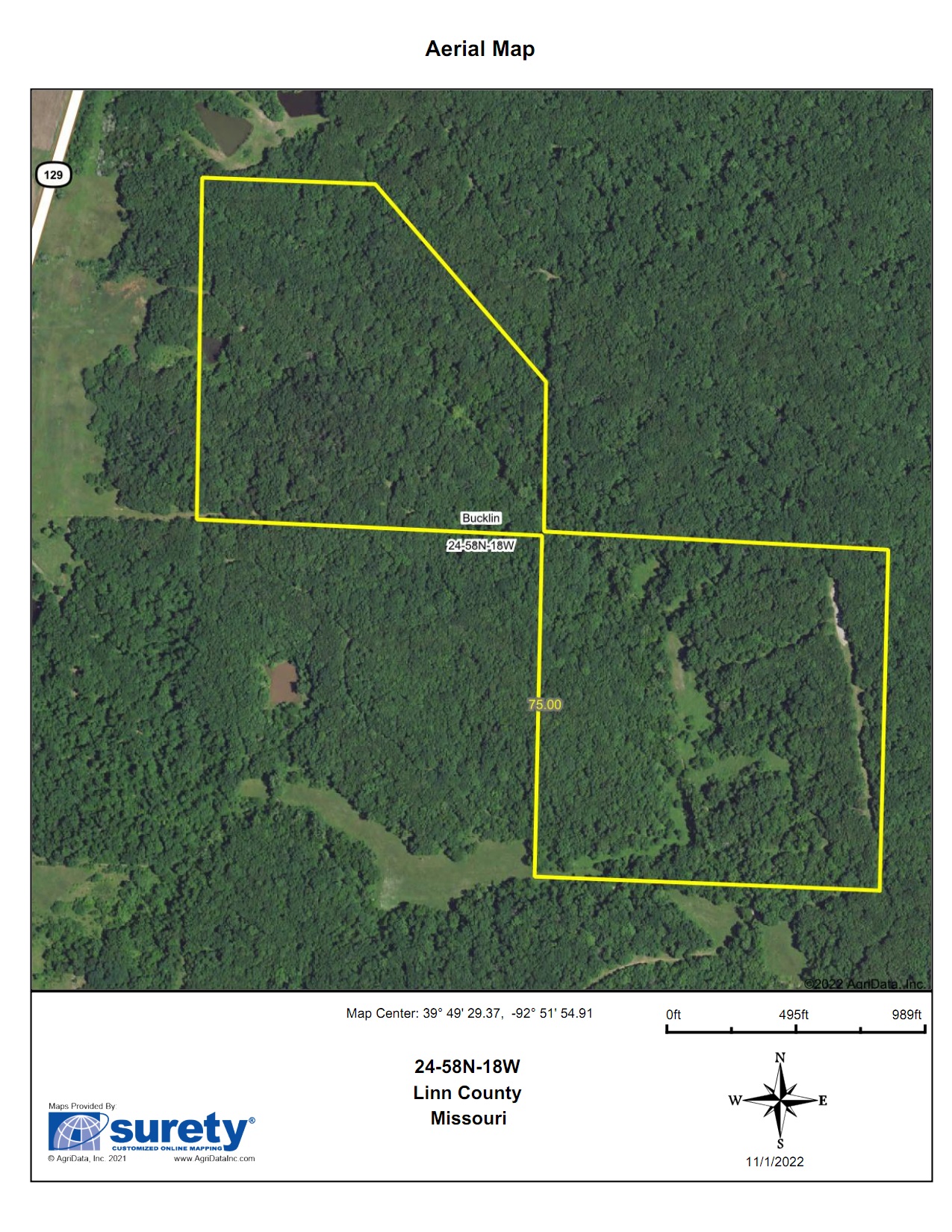 Bucklin, Linn County, MO Recreational Property, Timberland Property