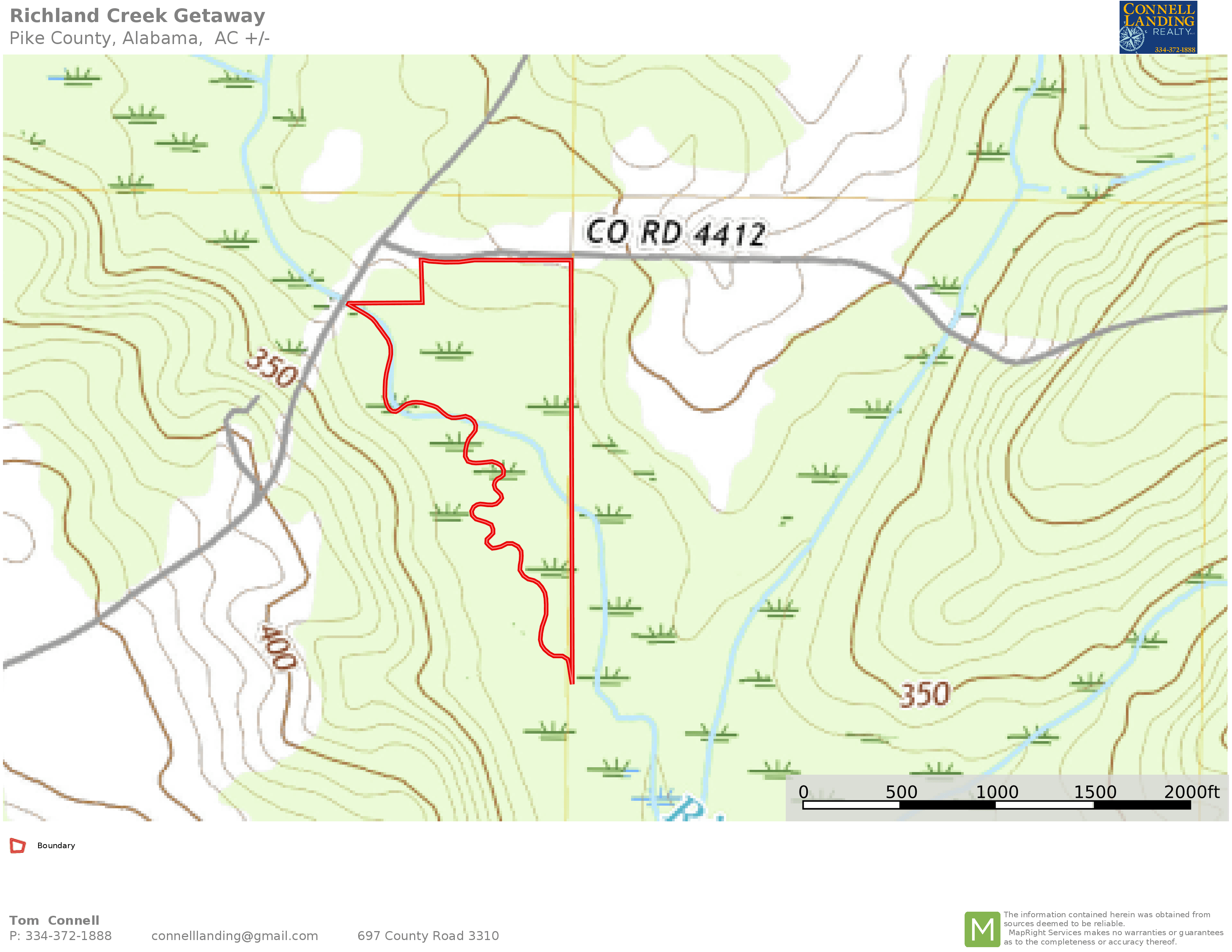 Brundidge, Pike County, AL Recreational Property, Timberland Property