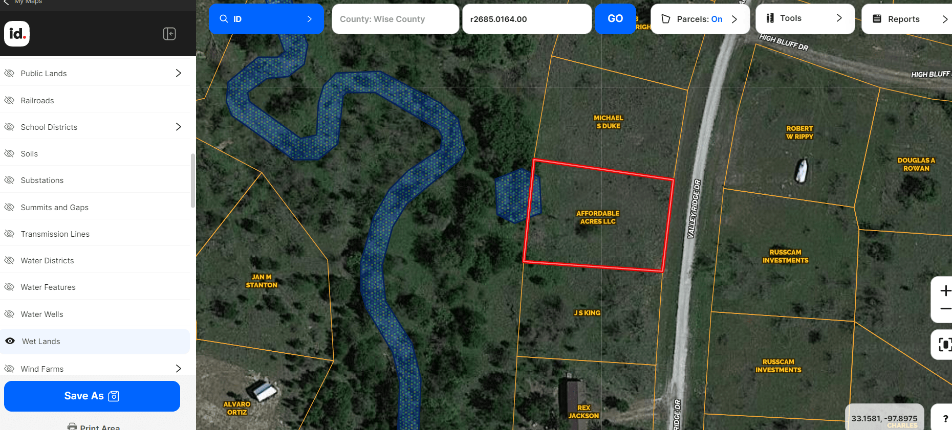 Bridgeport, Wise County, TX Recreational Property, Undeveloped Land