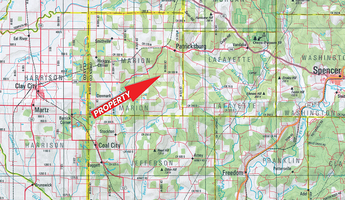 Coal City, Owen County, IN Recreational Property, Hunting Property