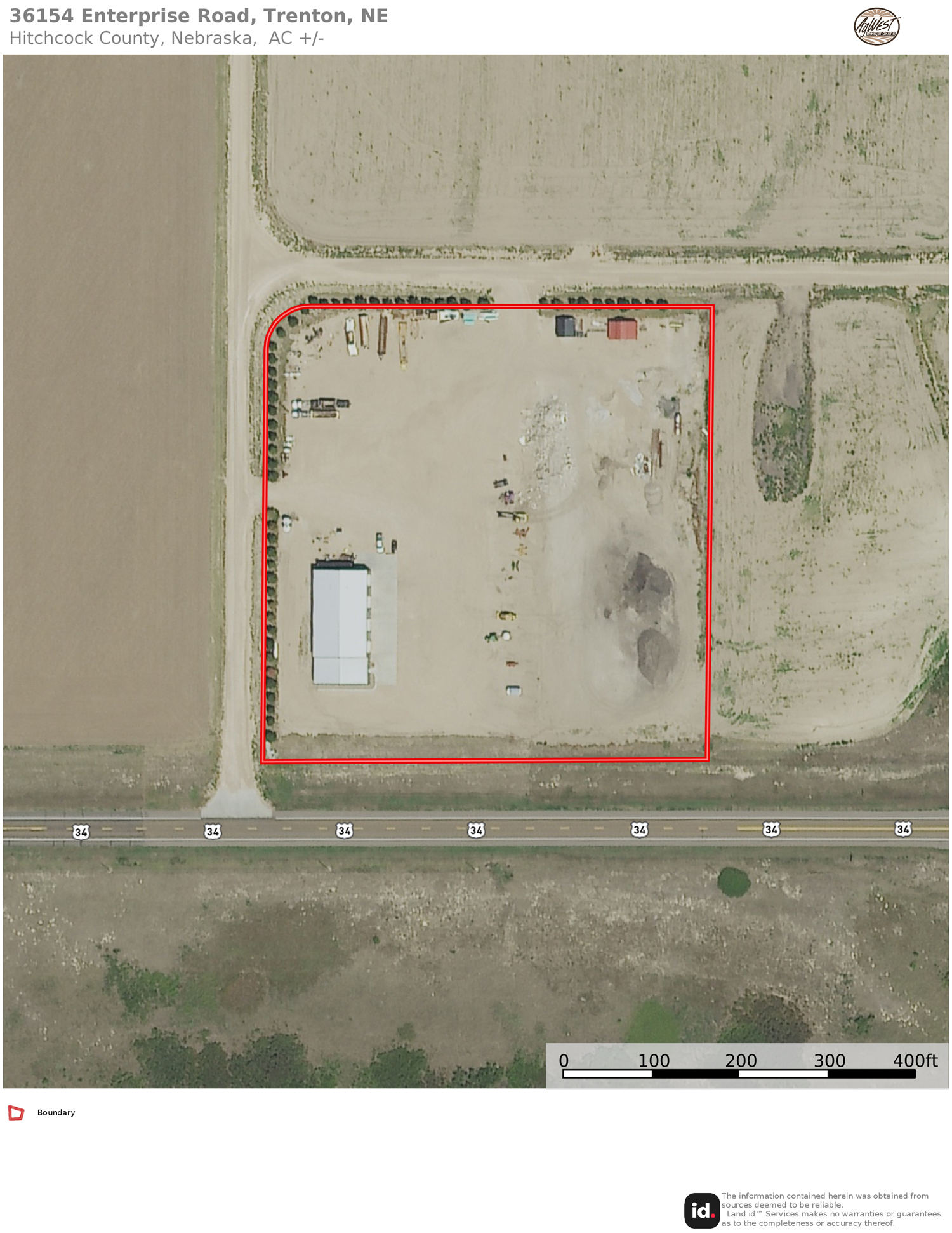 Trenton, Hitchcock County, NE Undeveloped Land, Commercial Property for sale Property ID