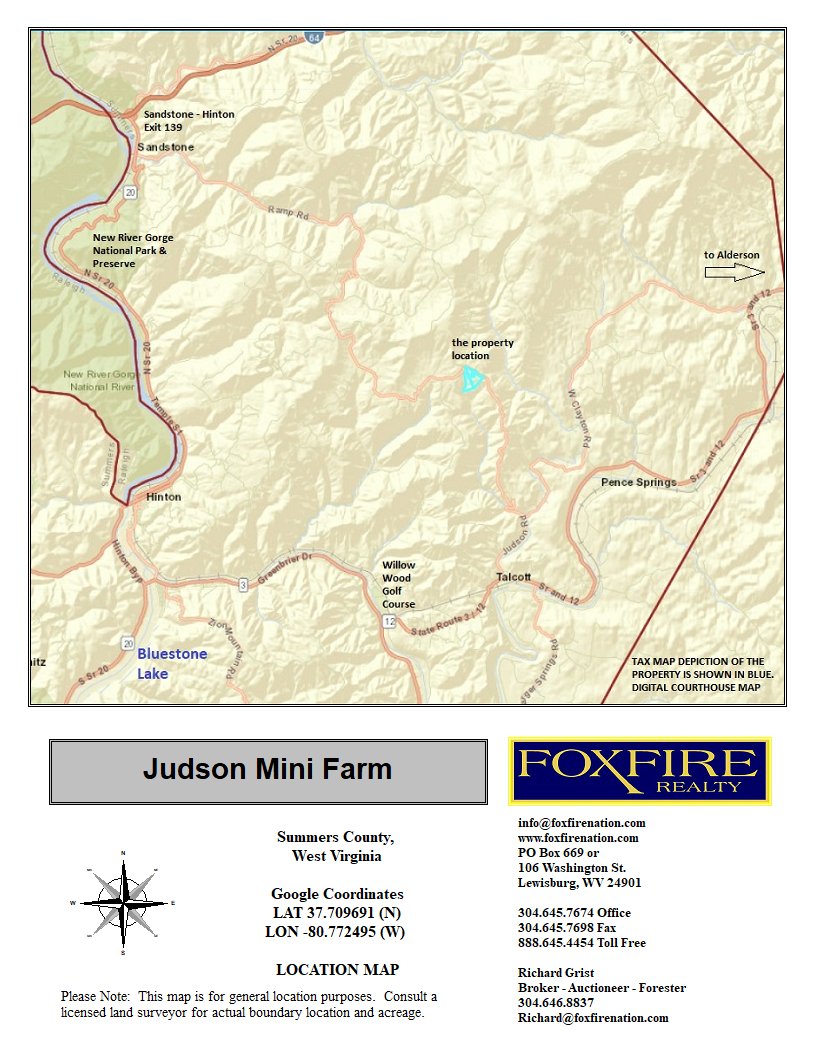 Alderson, Summers County, WV Farms and Ranches, Recreational Property