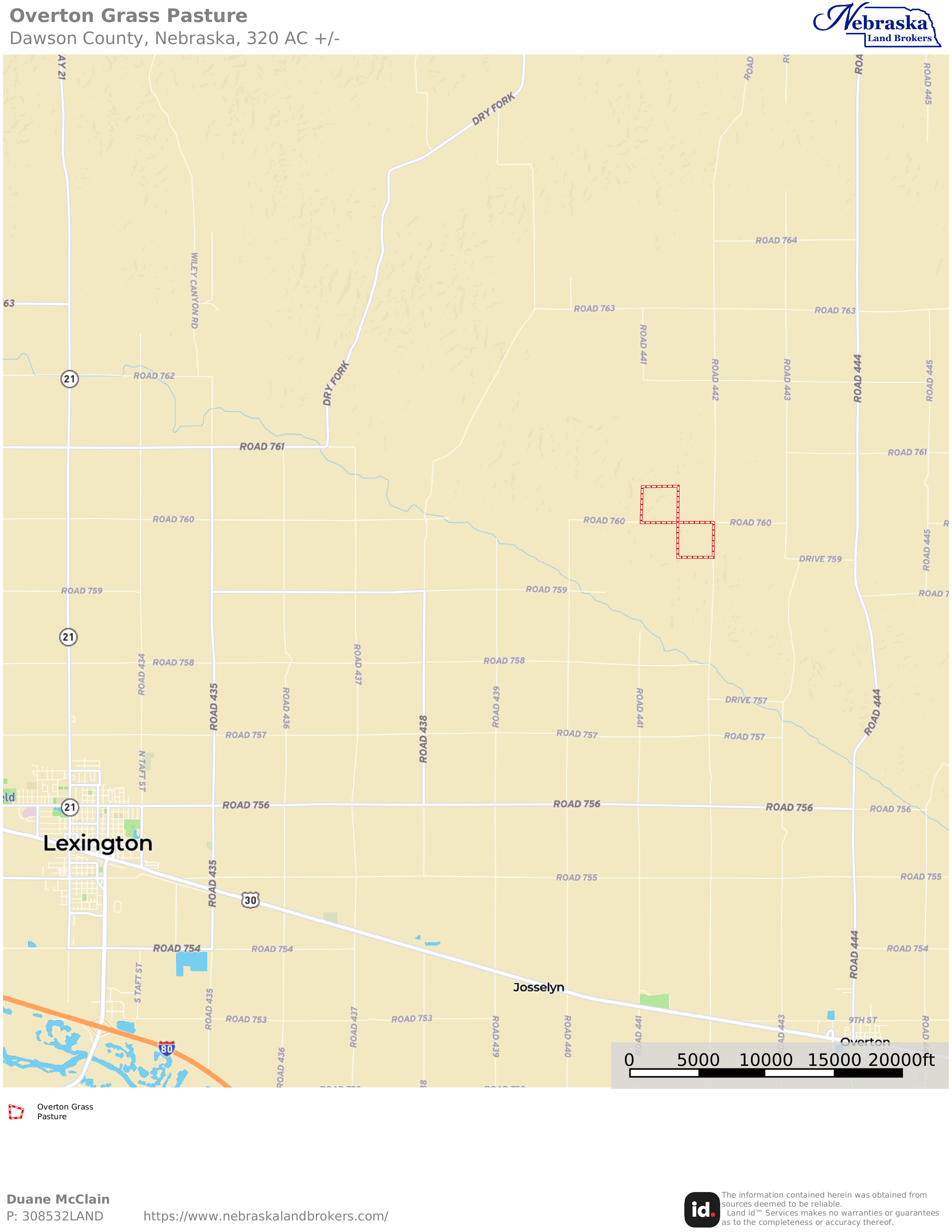 Overton, Dawson County, NE Farms and Ranches, Undeveloped Land for sale