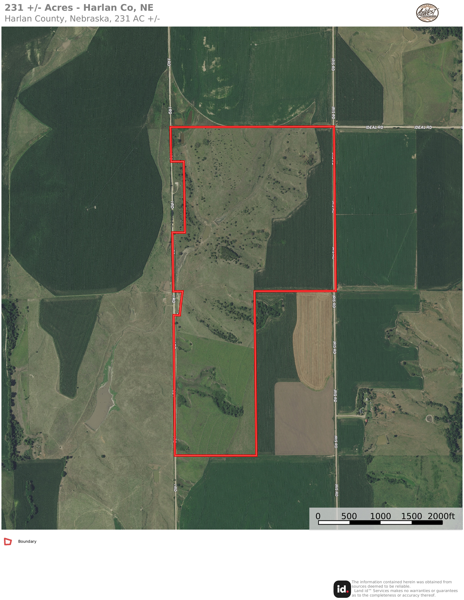 Orleans, Harlan County, NE Farms and Ranches for sale Property ID