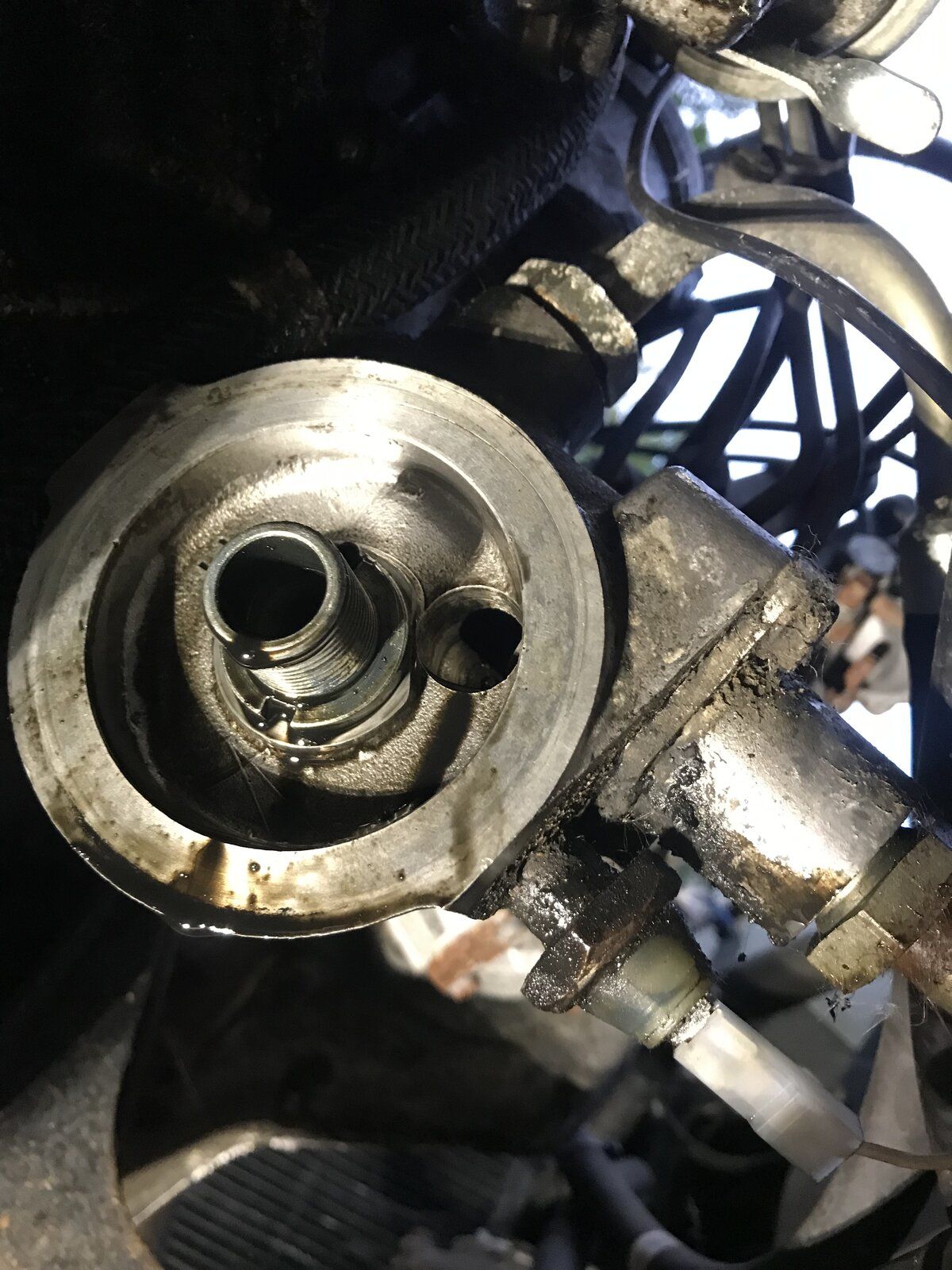 200tdi oil filter thread loose LandyZone Land Rover Forum