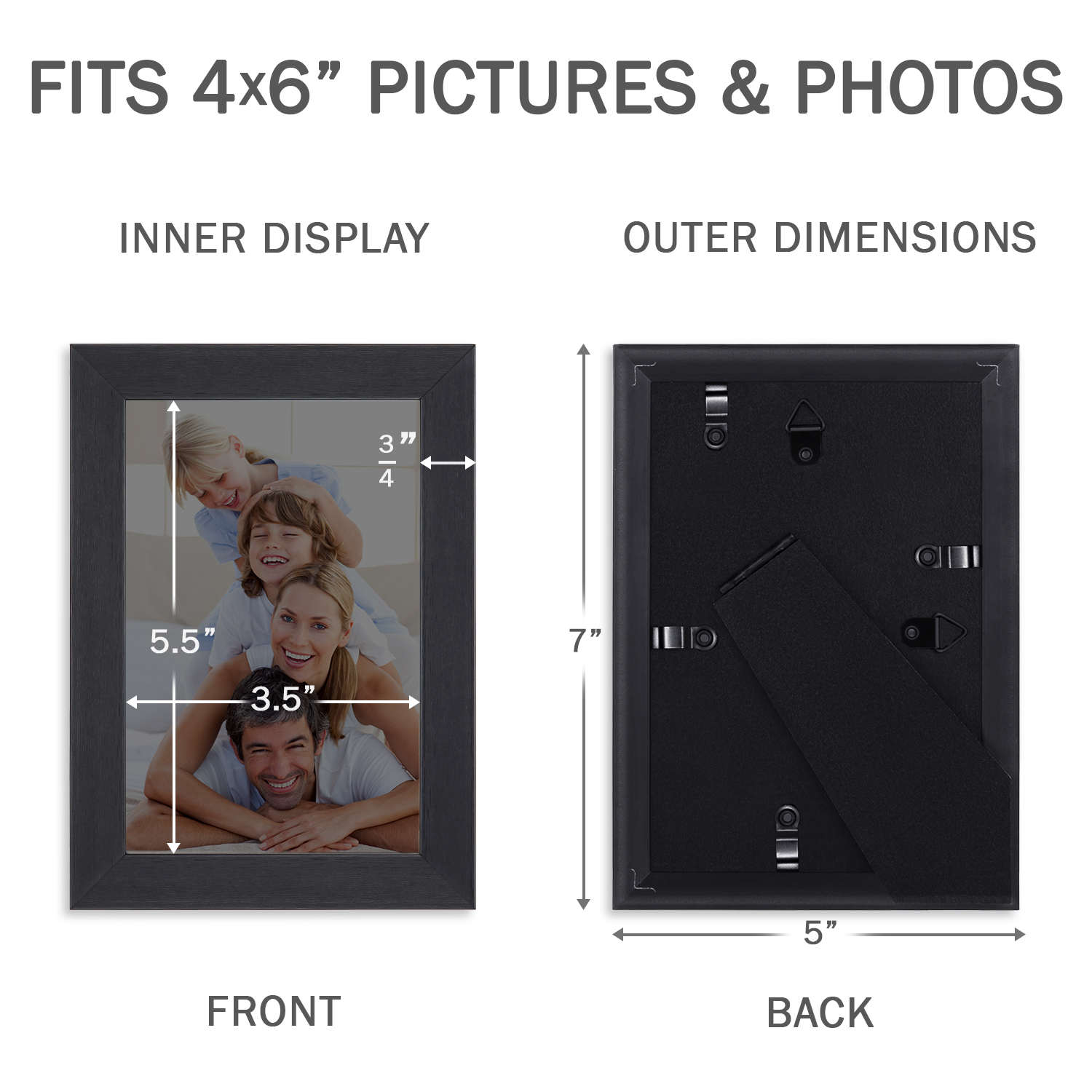 Langdon House Picture Frame, Sleek & Classic, Fabulous Frames, Swivel