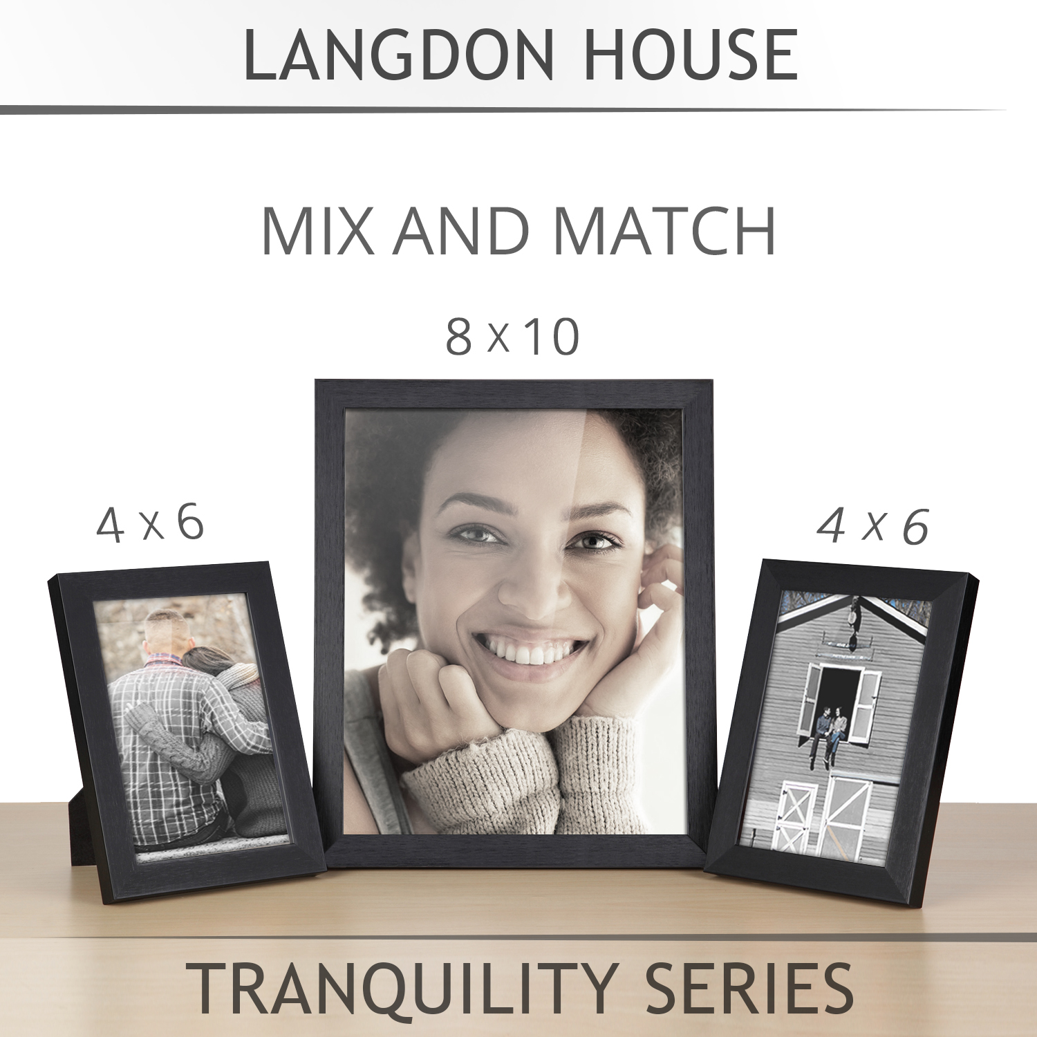 Langdon House Picture Frame, Sleek & Classic, Fabulous Frames, Swivel