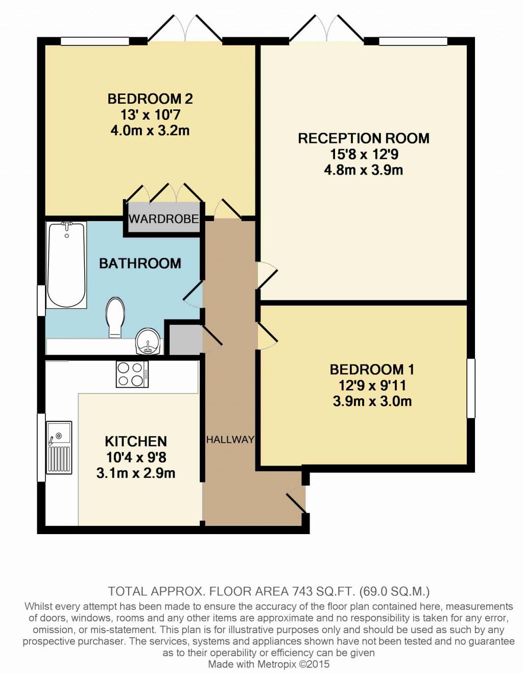 Stanley Apartments, 49 Stanley Road, Bromley, 2 bedroom, Apartment