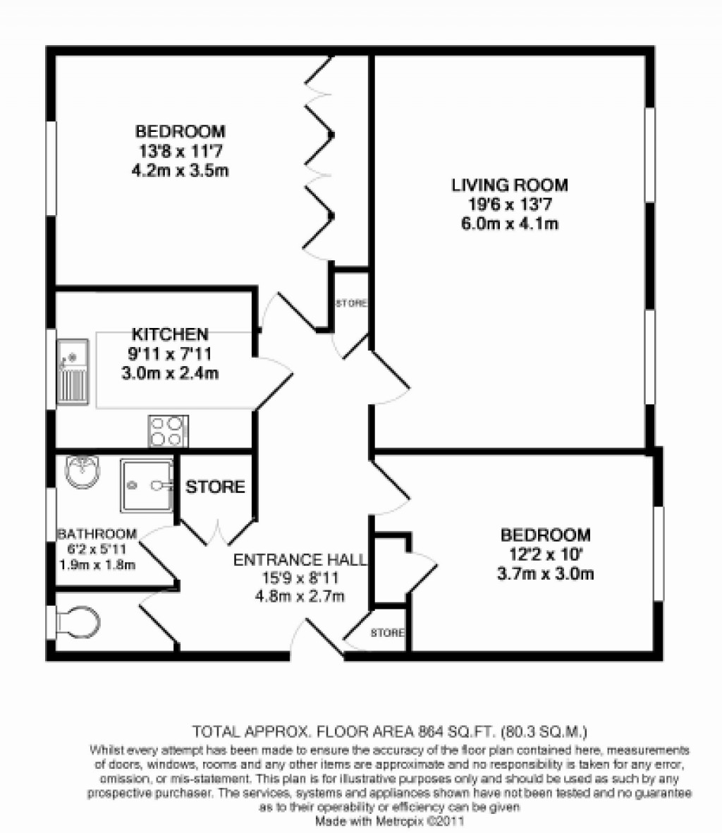 Markham Court, 39 Wickham Road, Beckenham, 2 bedroom, Apartment