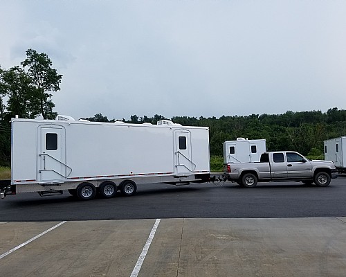 Lang Specialty Trailers / Restroom Trailers for Construction Sites
