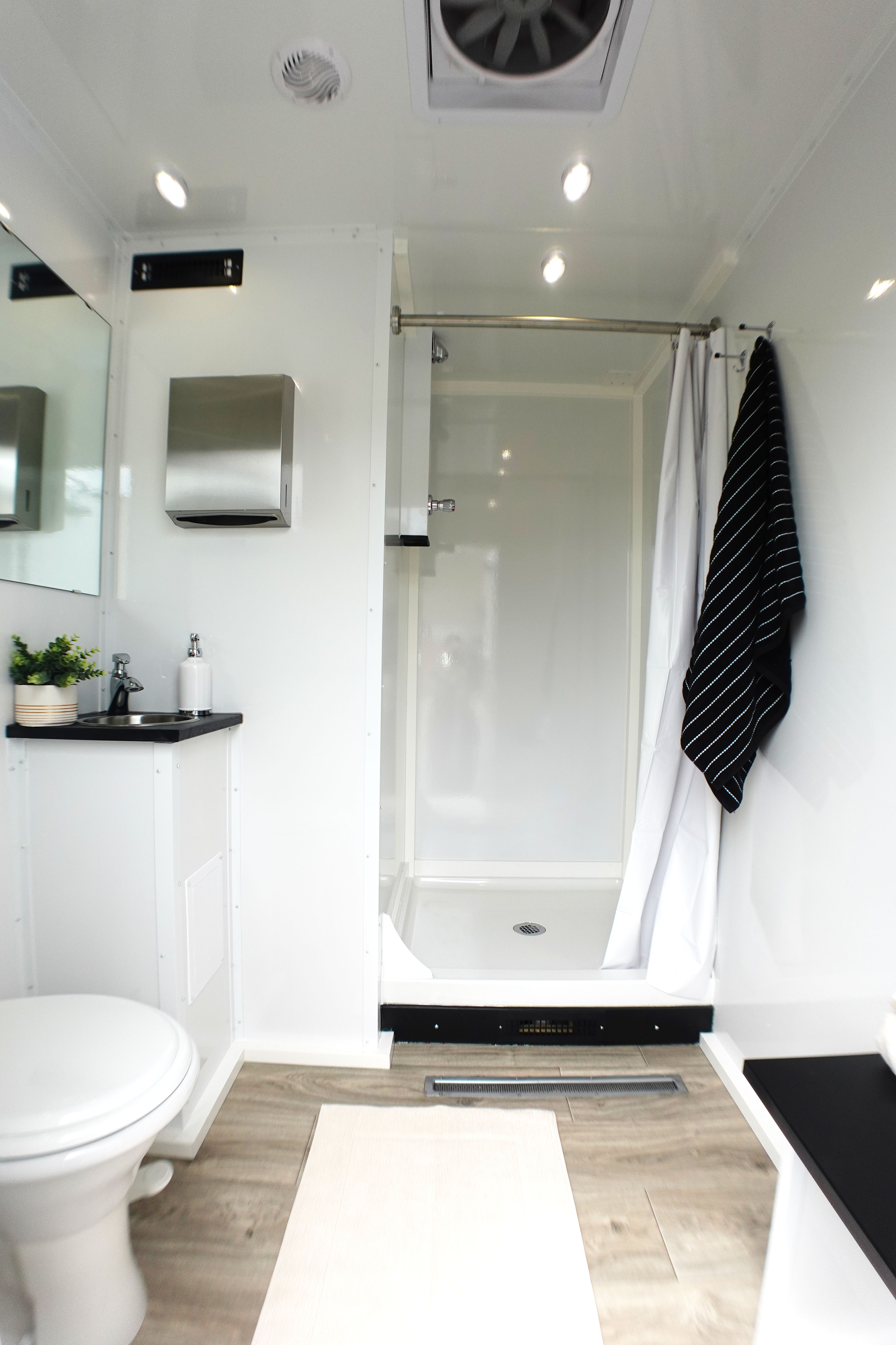 Pro Series Two Station Shower Restroom Combo Trailer Shower Trailer