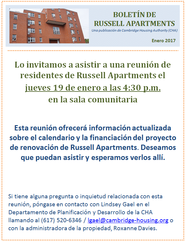 Community Outreach Materials Translation