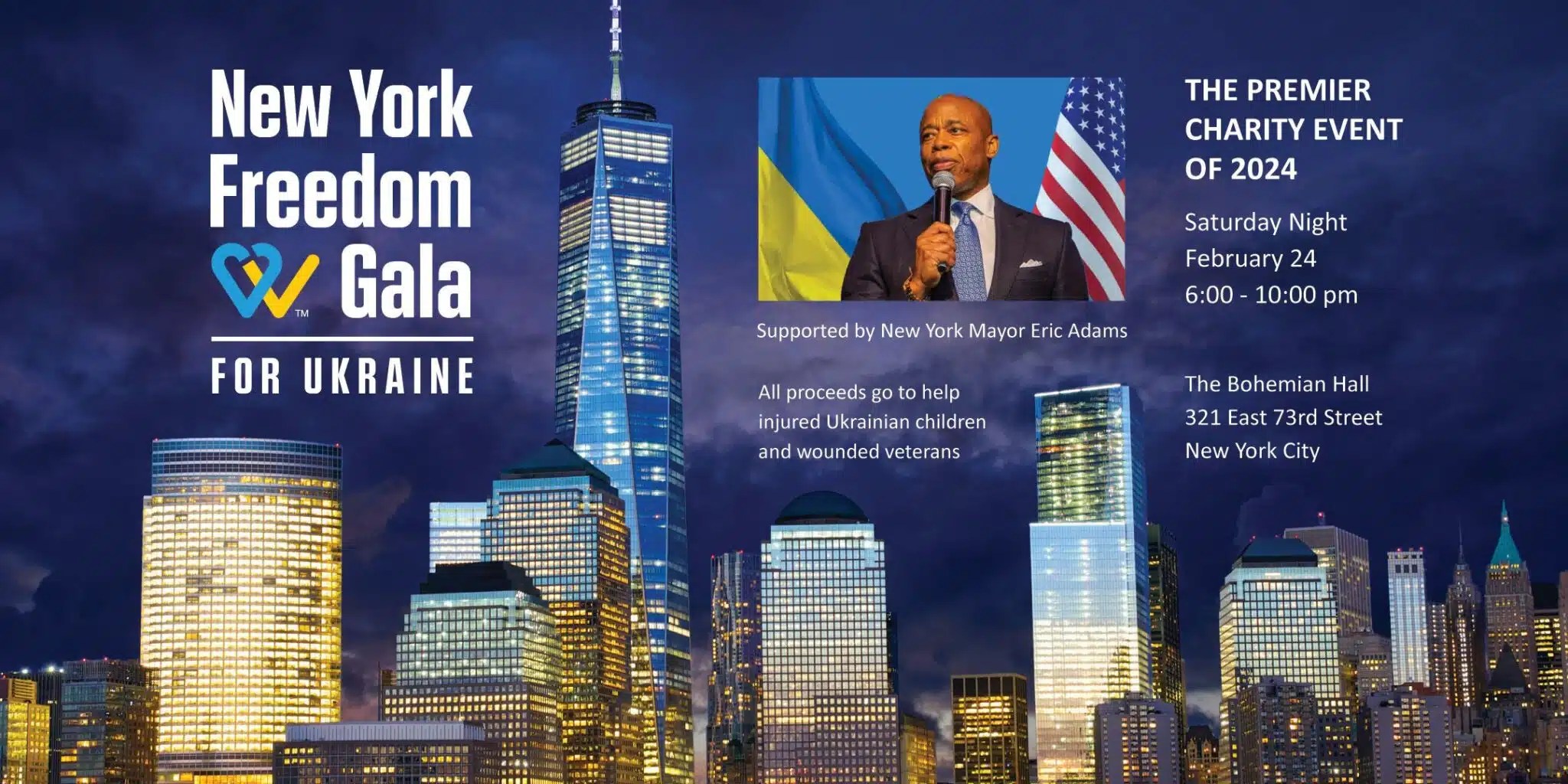 Language Connections Supports NY Freedom Gala For Ukraine