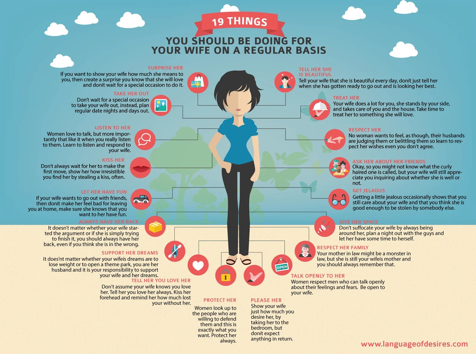 19 Things You Should Be Doing For Your Wife on a Regular Basis