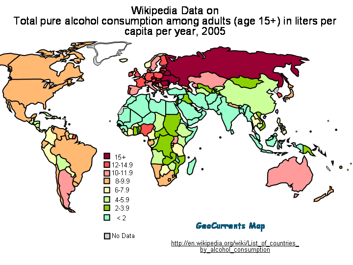 Global Alcohol Consumption Languages Of The World