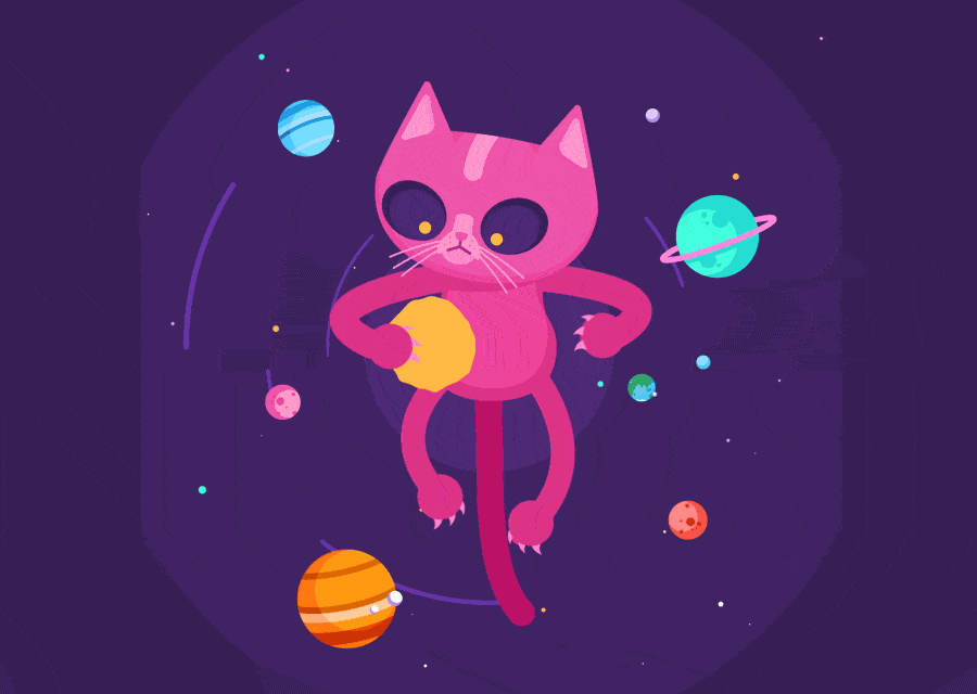 Illustrierte GIFLoops von Chris Phillips