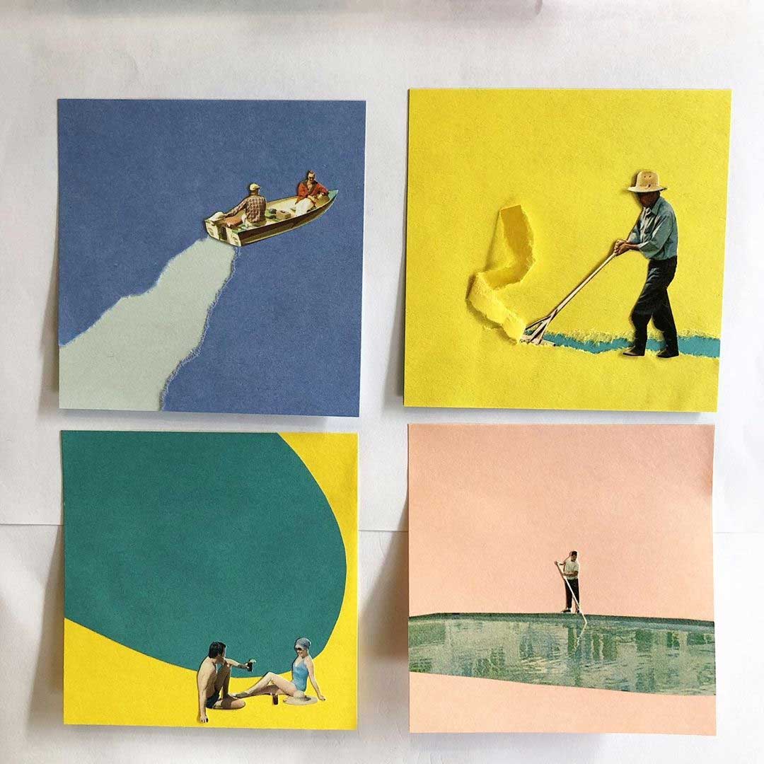 Bei der „Post It Show“ gibt es Kunst im Kleinformat