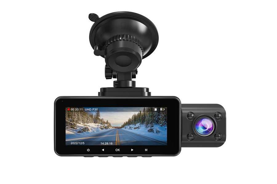 Lanmodo D1 3Channel 4K Dash Camera