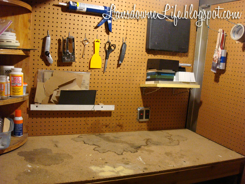 Painted workbench Before & after Lansdowne Life