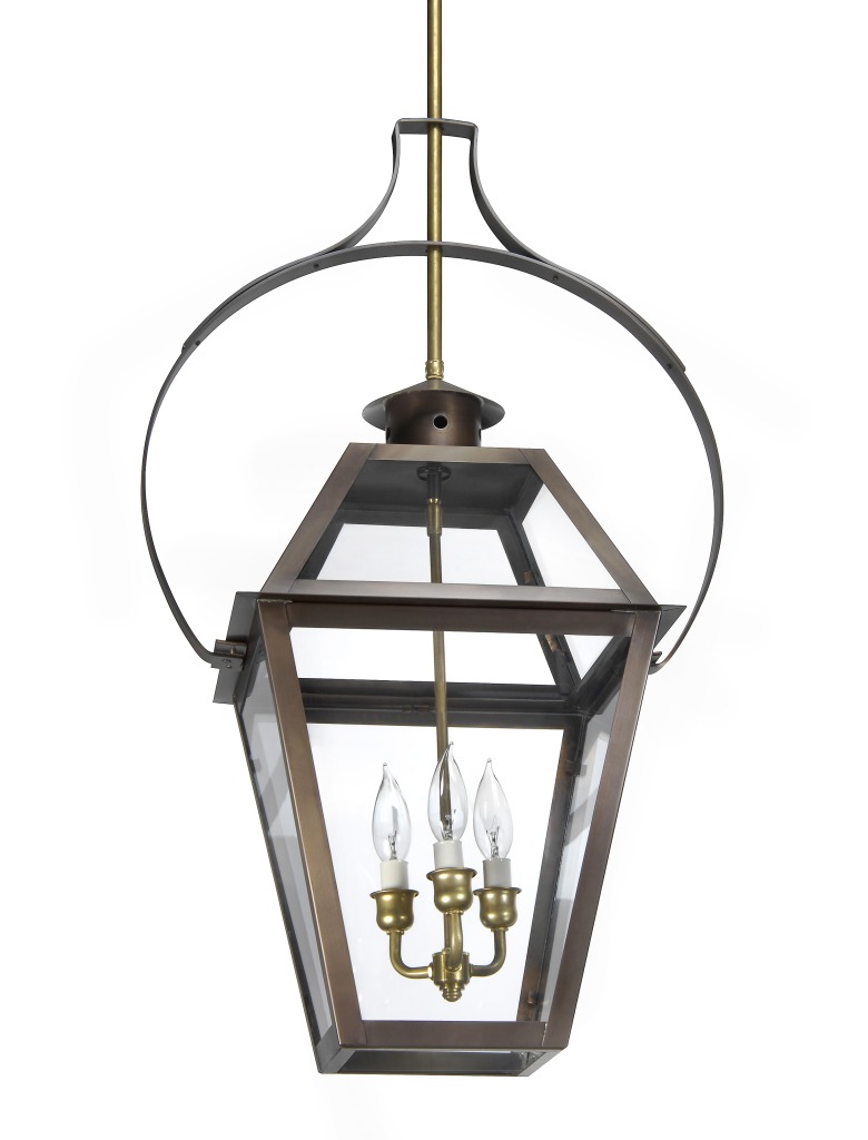 Charleston Collection CH23 Hanging Yoke Light Lantern & Scroll