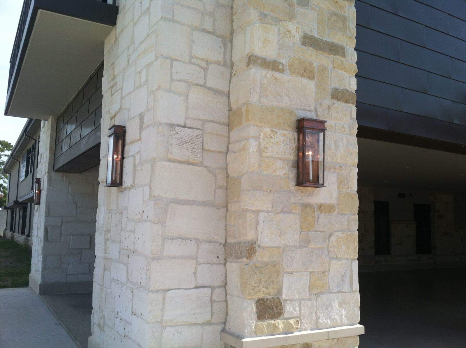 Copper's Natural Patina Lantern & Scroll