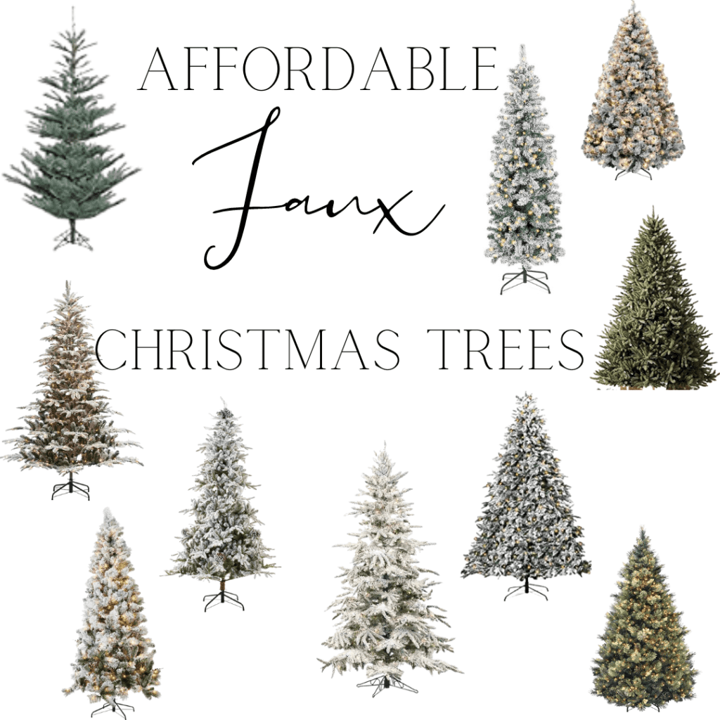 Affordable Faux Christmas Trees Lantern Lane Designs