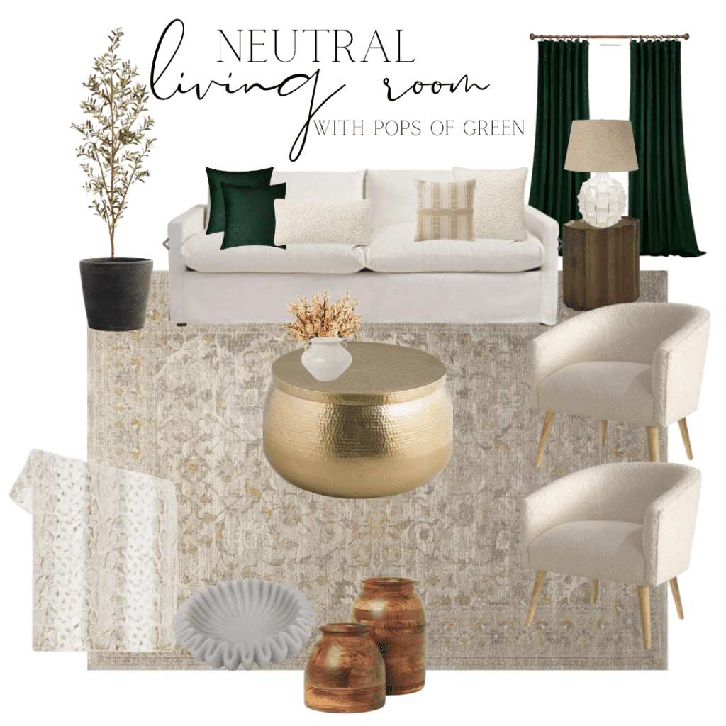 Emerald Green and Gold Living Room Ideas Lantern Lane Designs