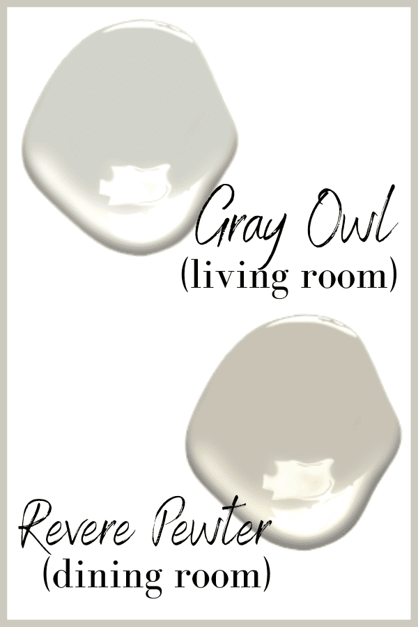Benjamin Moore Gray Owl Paint Color Lantern Lane Designs