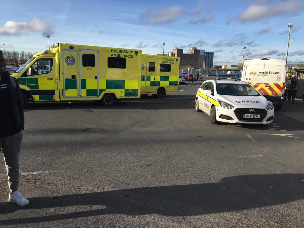 UPDATE Fire has broken out beside Portarlington train station Laois