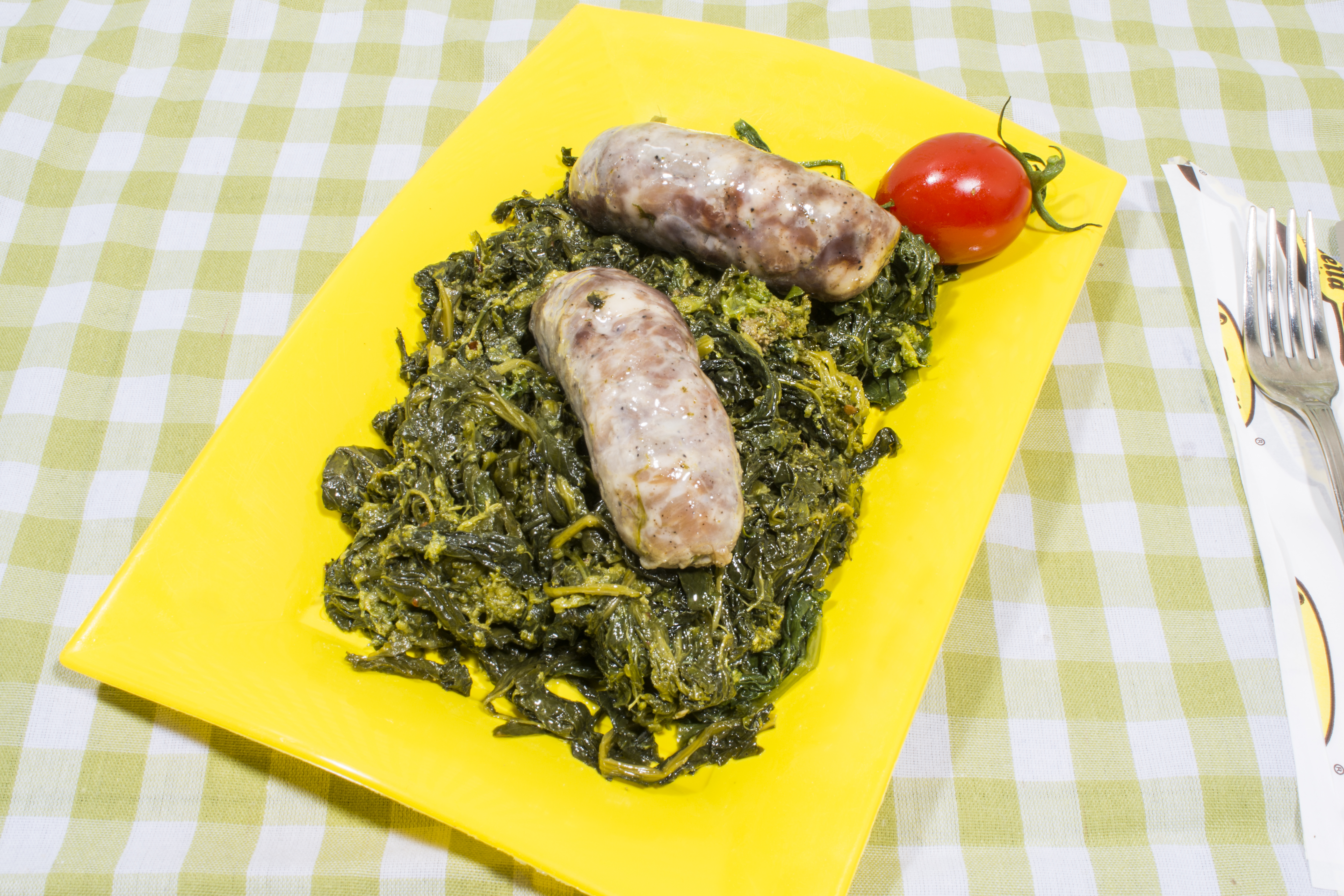Salsiccia di maiale con Friarielli La Padella