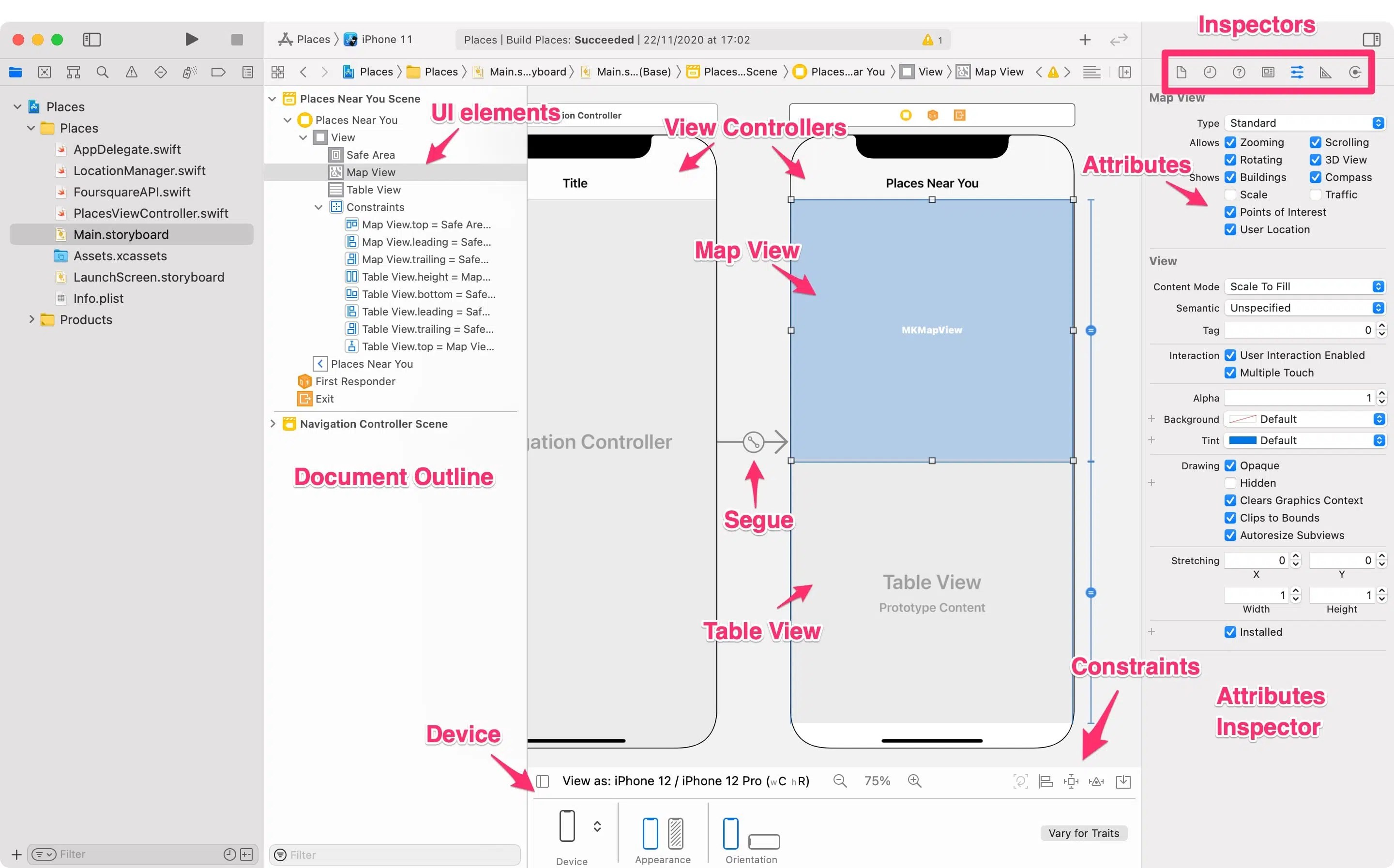 Didacticiels XCode La Pommeraye